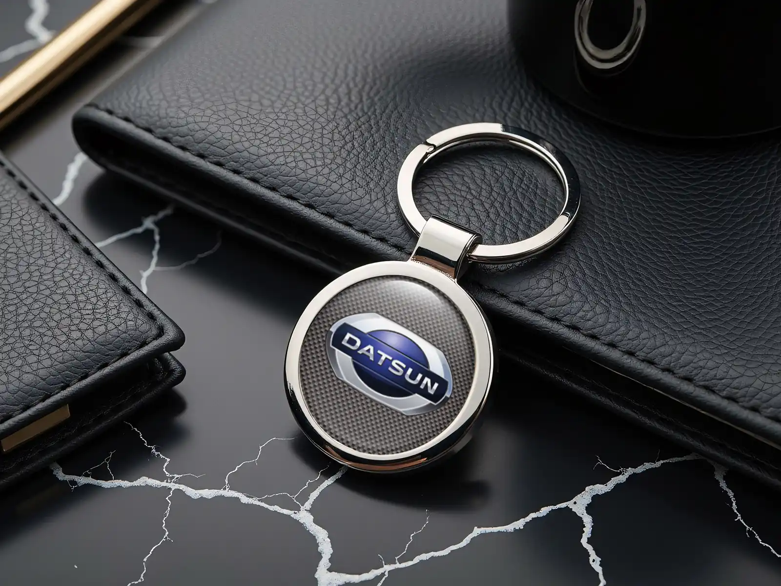 Datsun Edel Schlüsselanhänger Glänzend Metall Legierung